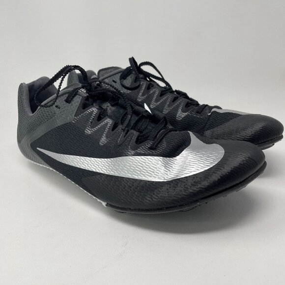 Nike Rival Sprint Track & Field Sprinting Spikes Mens‎ 12 Black Running Shoes - Picture 1 of 9